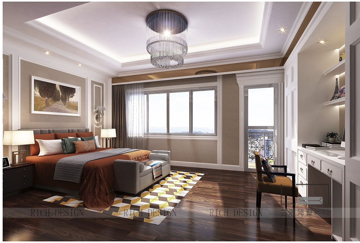 中鐵逸都國際歐式大男孩房裝修設(shè)計效果圖