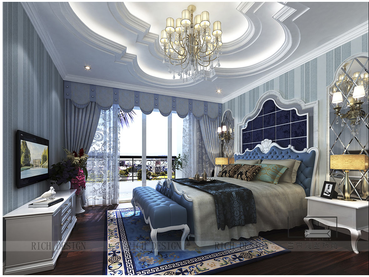 中鐵逸都國際歐式女孩房裝修設(shè)計效果圖