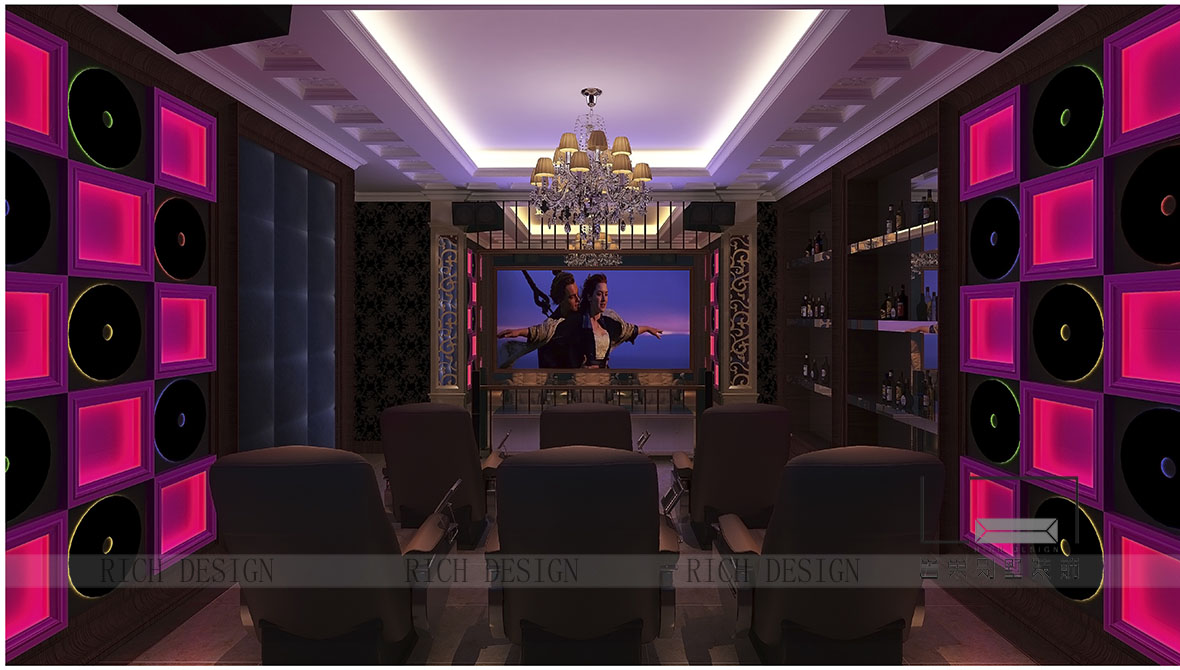 中鐵逸都國際歐式影音室裝修設(shè)計效果圖