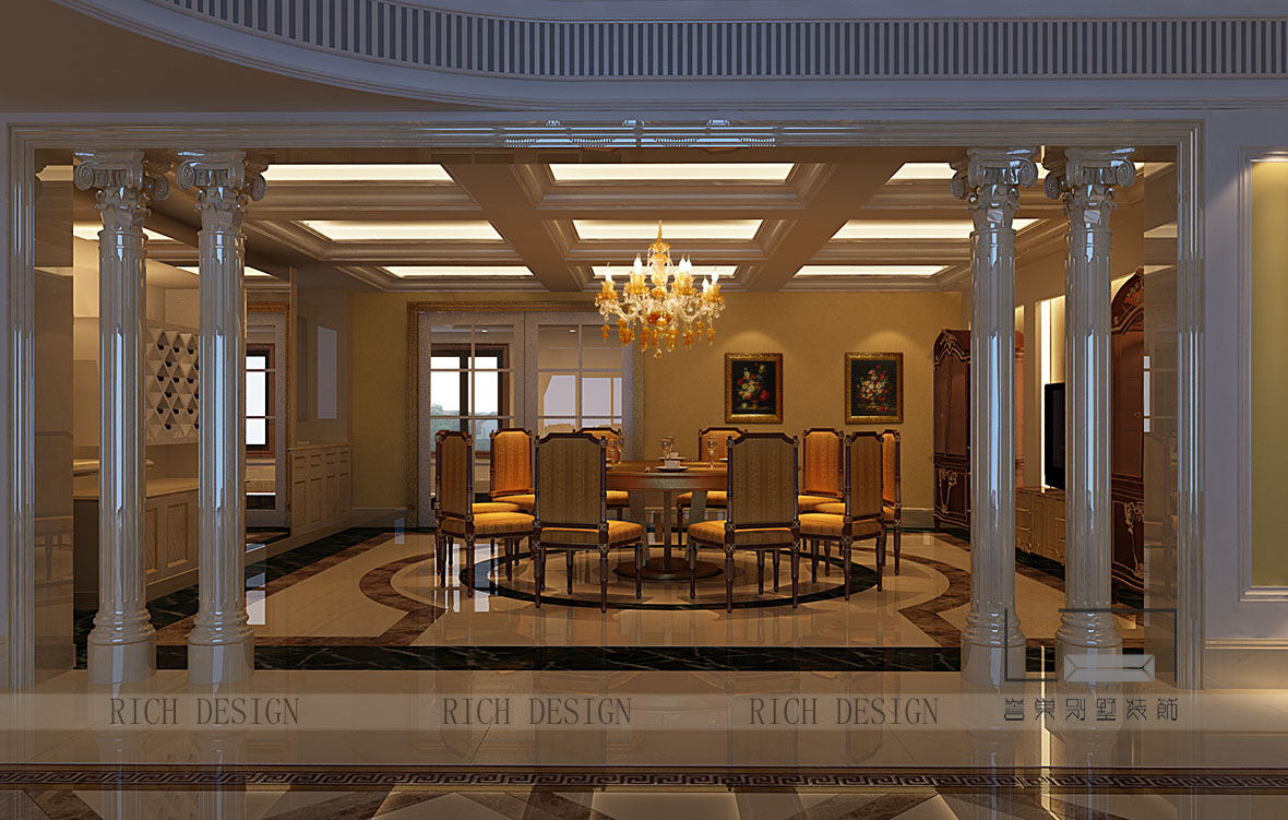 藍郡餐廳裝修設(shè)計效果圖