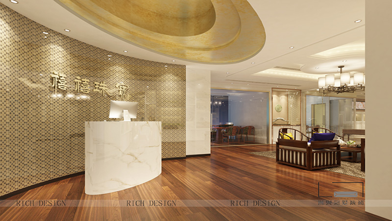 東莞禧禧珠寶線下門店裝修設(shè)計(jì)