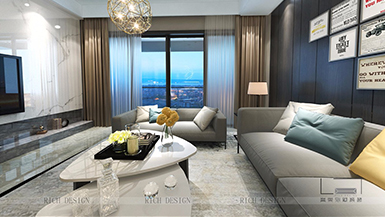 博林天瑞現(xiàn)代180裝修效果圖