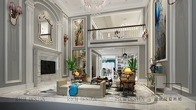 傳麒尚林歐式風(fēng)格300平裝修效果圖