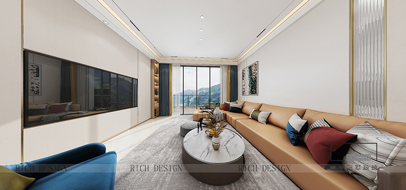 萬豪掬月半山雅居輕奢109平設計效果圖