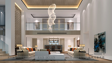 中航元嶼?，F(xiàn)代風(fēng)格500平裝修效果