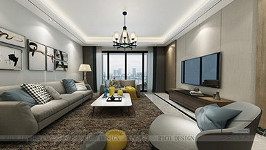 蛇口水灣1979現(xiàn)代風(fēng)格150平裝修設(shè)計