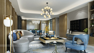 香域中央現(xiàn)代風(fēng)格300平裝修設(shè)計