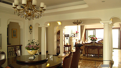 香蜜湖1號650平別墅裝修設(shè)計歐式風(fēng)格