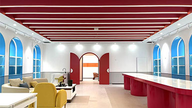 彭氏集團(tuán)網(wǎng)紅直播間室內(nèi)裝修完工實(shí)景