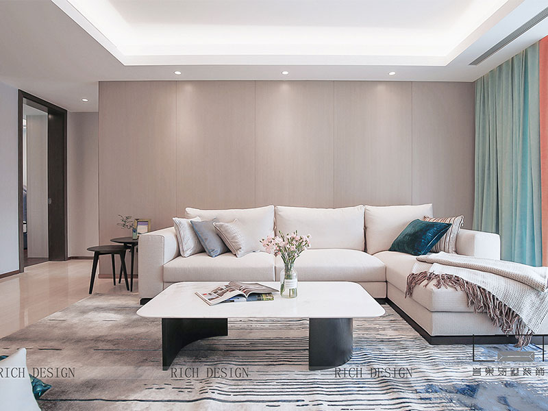 瑧山道現(xiàn)代風格150平裝修完工