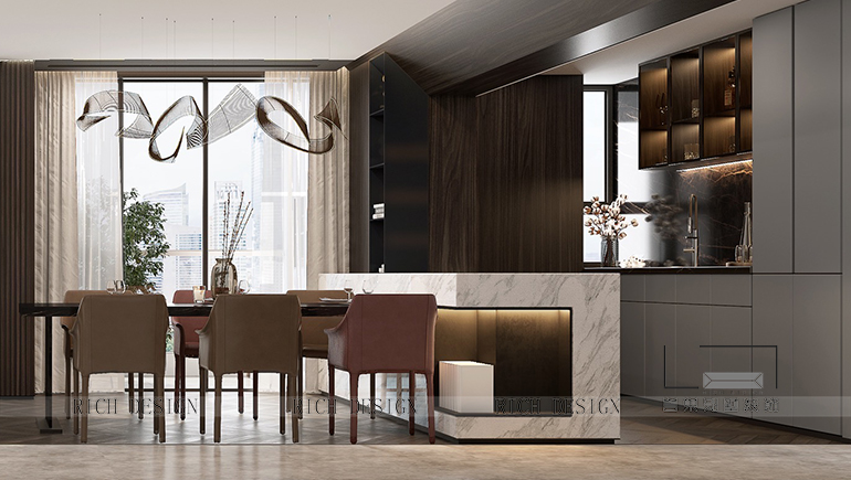 辛誠花園現(xiàn)代風(fēng)格263.8平裝修設(shè)計(jì)