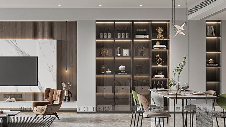 天悅壹號(hào)玖苑現(xiàn)代風(fēng)格裝修效果圖