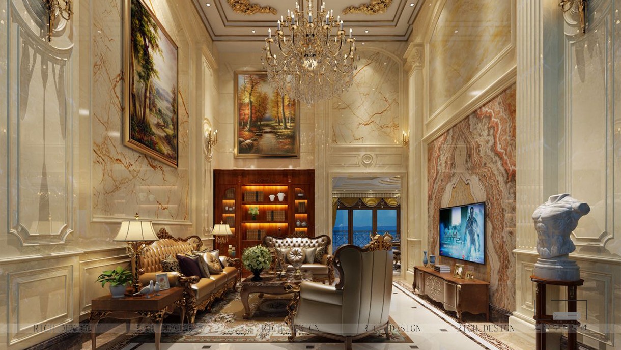 方直君御-500㎡-歐式風(fēng)格別墅高端設(shè)計