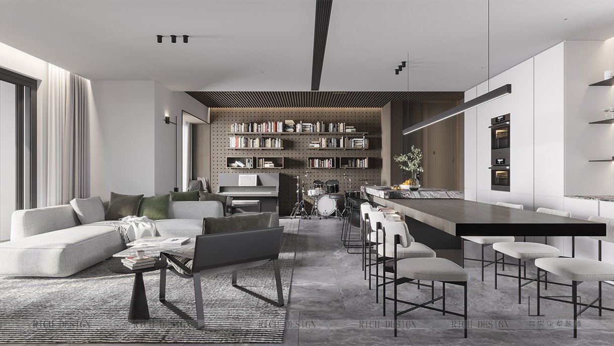 城市綠洲-180㎡-現(xiàn)代風(fēng)格