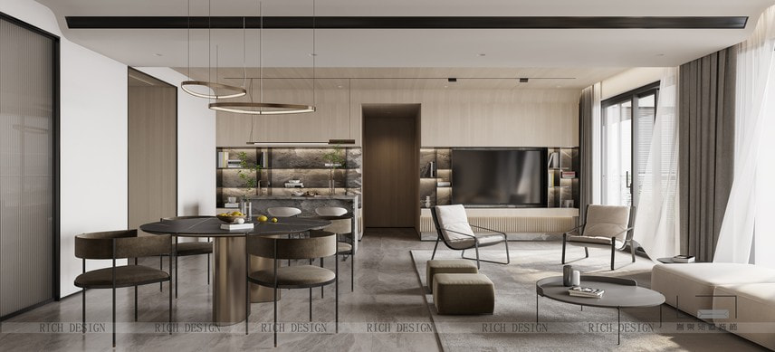 天鵝堡-230㎡-現(xiàn)代風格