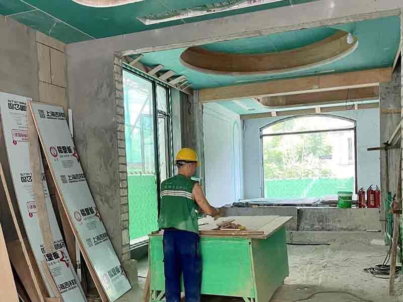 金眾云山棲5002獨(dú)棟別墅裝修工地進(jìn)度