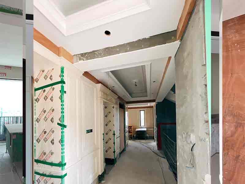 海納公館300平別墅裝修工地進度