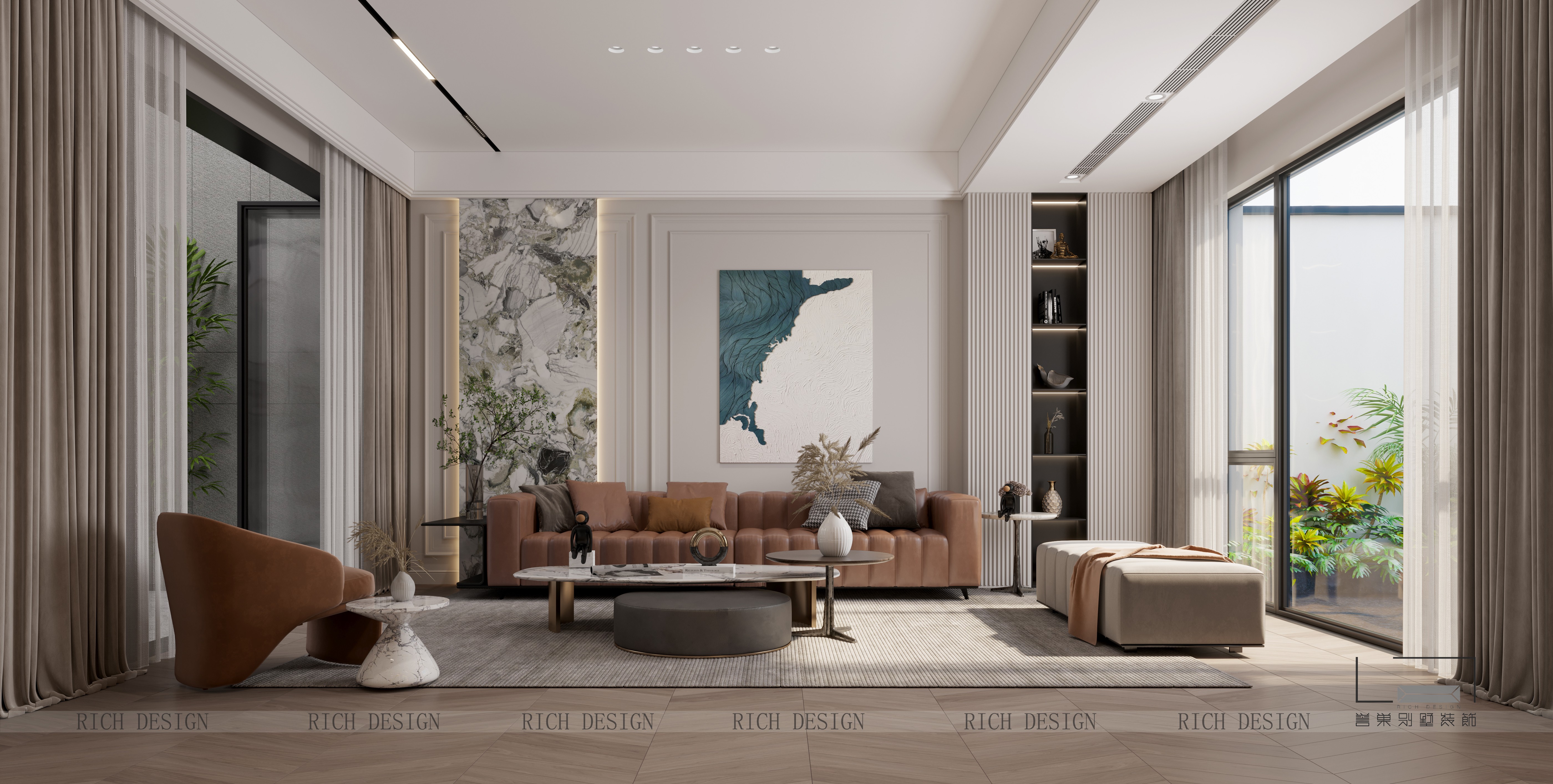 萬科第五園-400㎡-法式輕奢