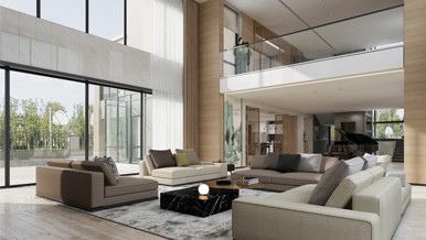 曦城別墅-2000㎡-現(xiàn)代風格