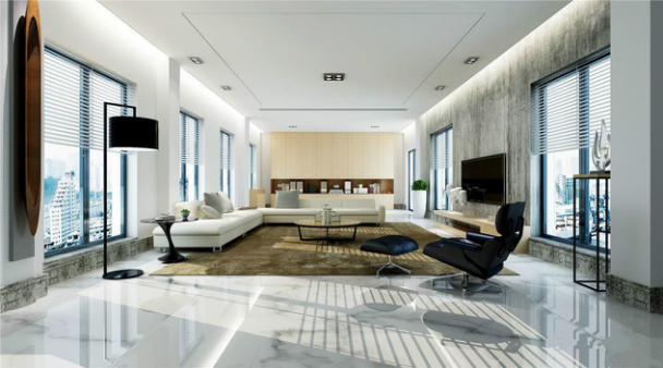 別墅客廳城市風(fēng)格裝修設(shè)計(jì)效果圖