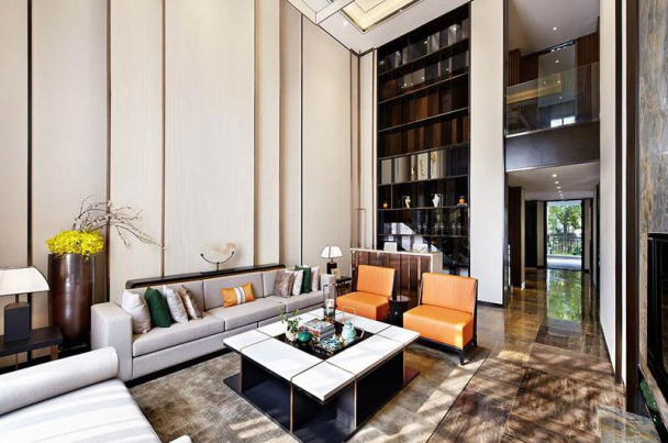 別墅現(xiàn)代客廳清新風(fēng)格裝修設(shè)計(jì)效果圖