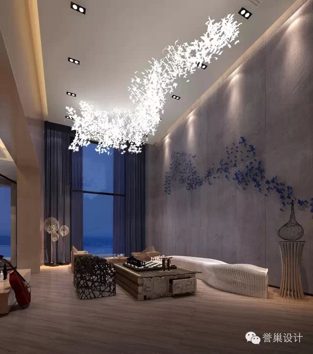 現(xiàn)代大廳裝飾效果圖