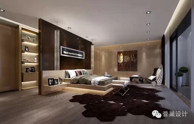 現(xiàn)代主臥裝飾效果圖
