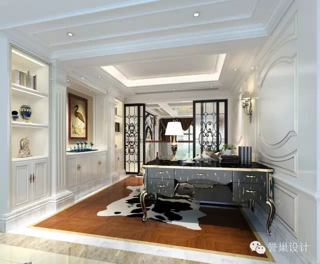 別墅辦公室設(shè)計(jì)效果圖