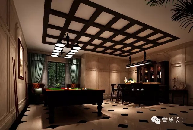 桌球場(chǎng)風(fēng)格效果圖