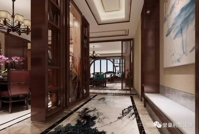 別墅玄關裝飾設計效果圖