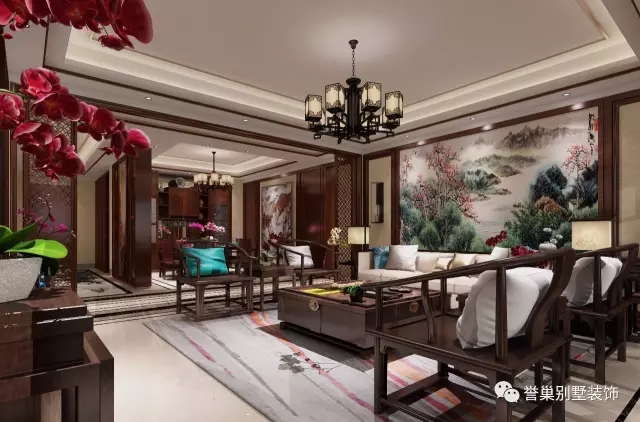 別墅客廳裝飾設計效果圖