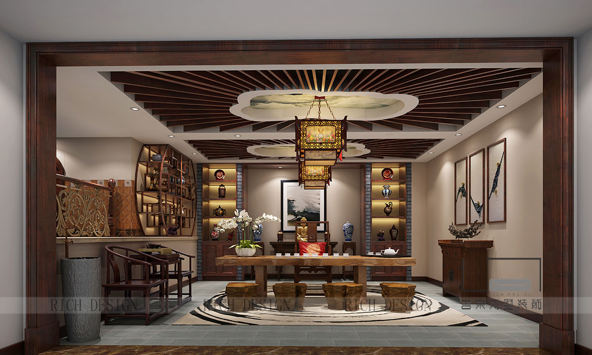 茶室裝修設(shè)計效果圖