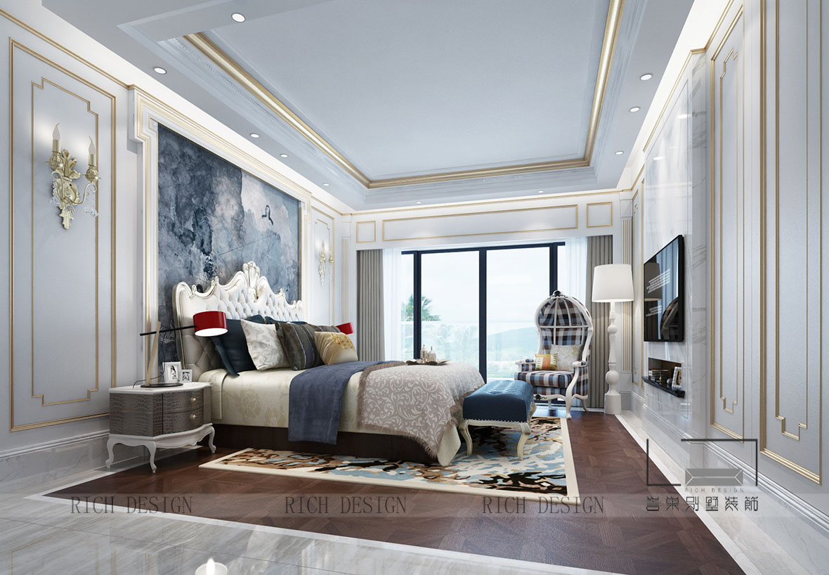  卓越維港現(xiàn)代臥室3裝修欣賞圖