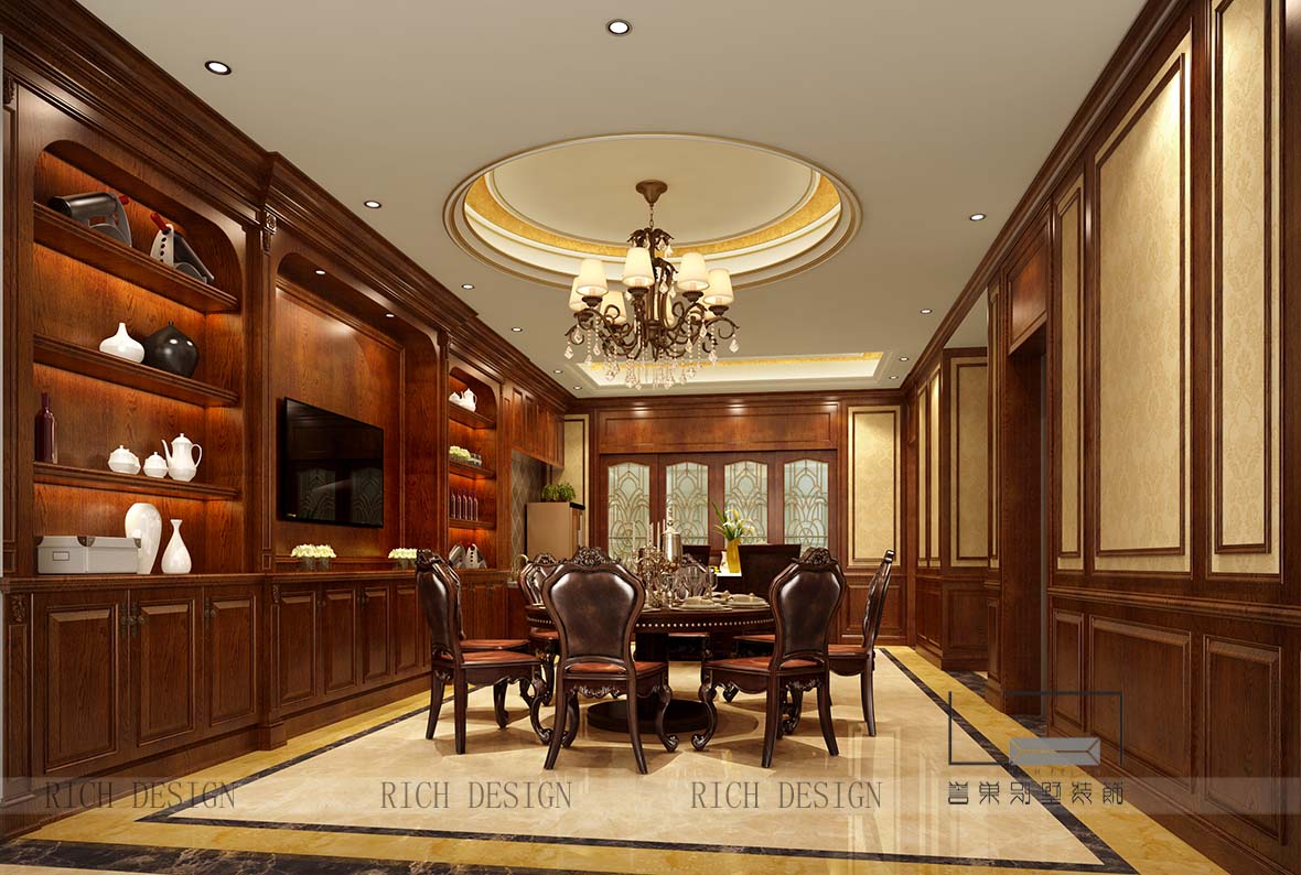 九號公館美式古典餐廳裝飾欣賞圖