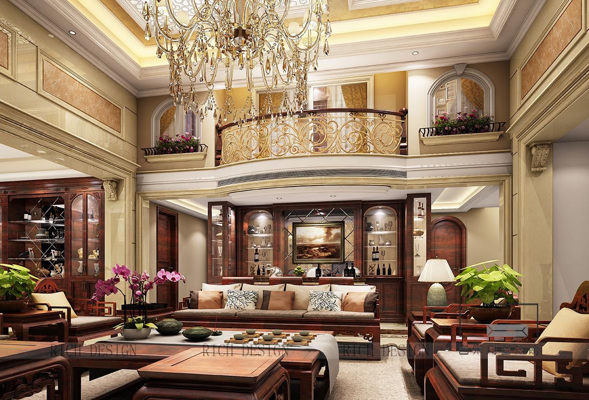 別墅混搭風(fēng)格燈光裝飾設(shè)計欣賞圖