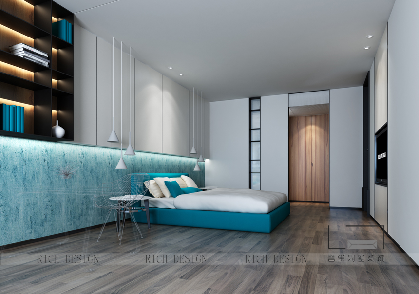 家居臥室簡約風格裝飾設計效果圖