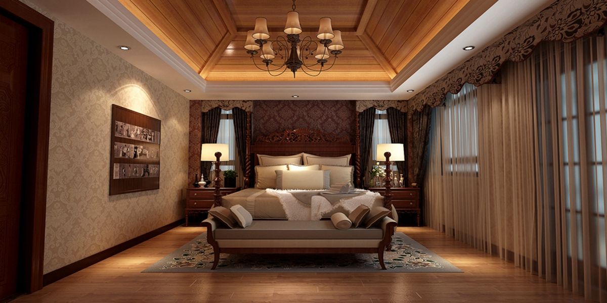  別墅閣樓臥室裝修設(shè)計效果圖