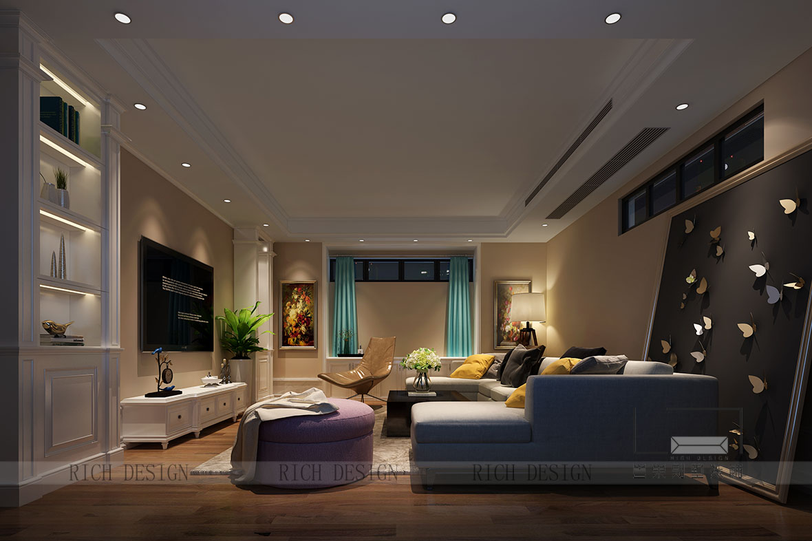 別墅臥室軟裝裝飾設(shè)計(jì)效果圖