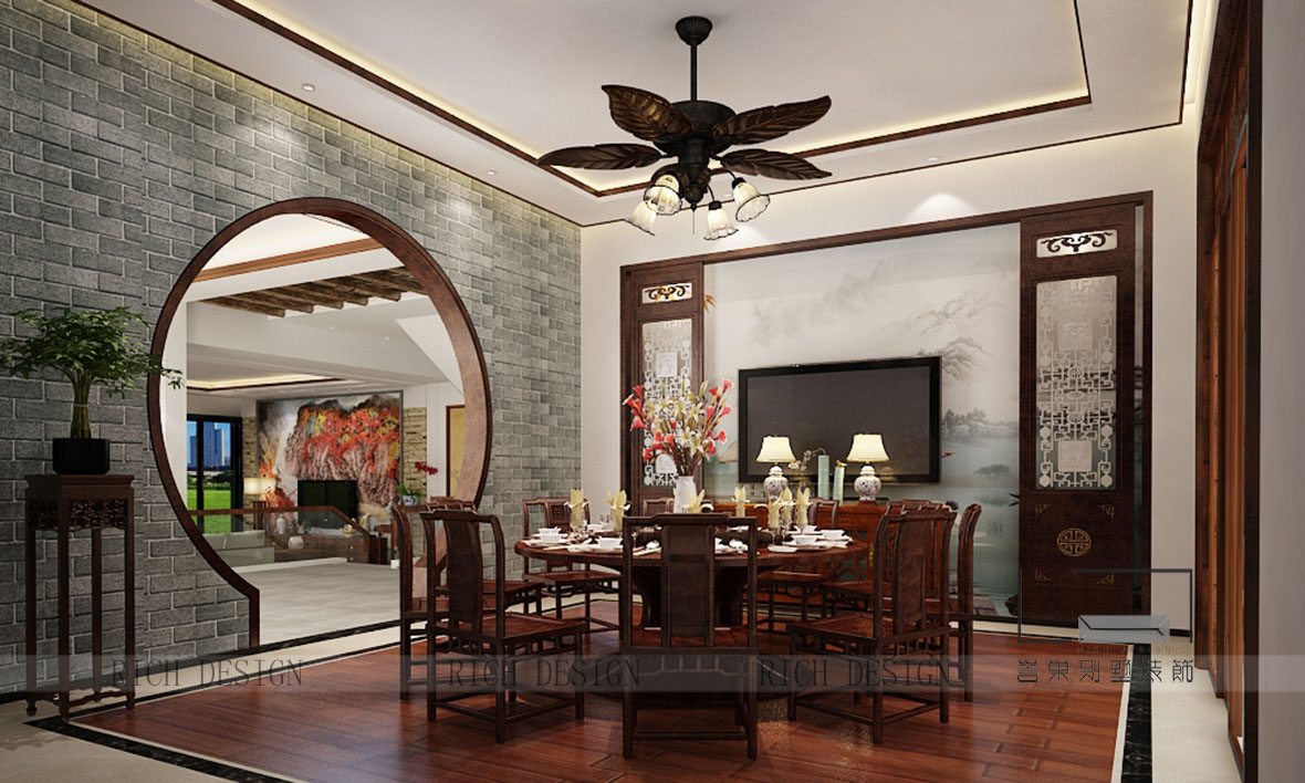 曦城別墅餐廳裝飾
