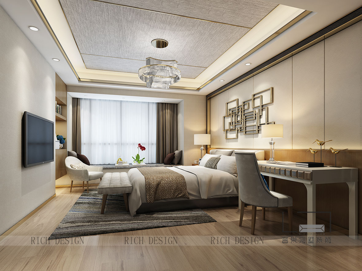 別墅臥室裝飾效果圖
