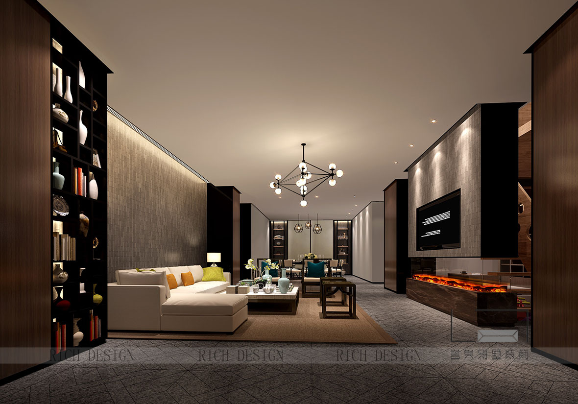 現(xiàn)代客廳2設(shè)計(jì)配飾效果圖