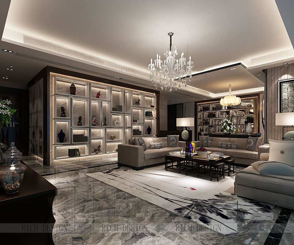 客廳1現(xiàn)代風格裝飾效果圖