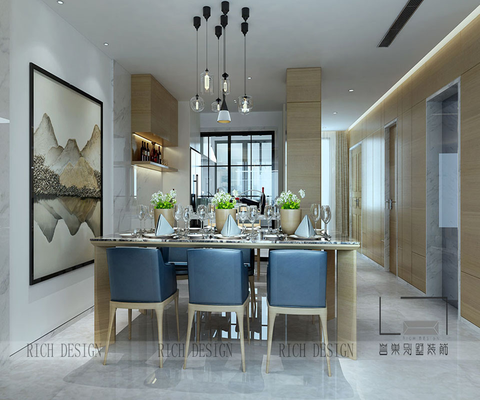 深圳別墅簡約餐廳裝修設(shè)計(jì)風(fēng)格