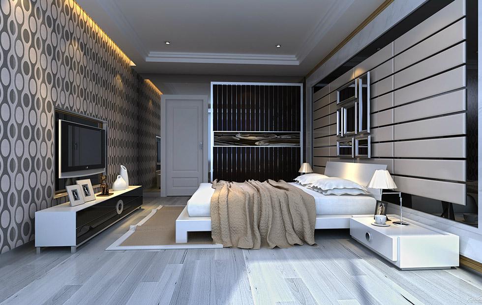 別墅床頭燈裝飾設(shè)計(jì)效果圖