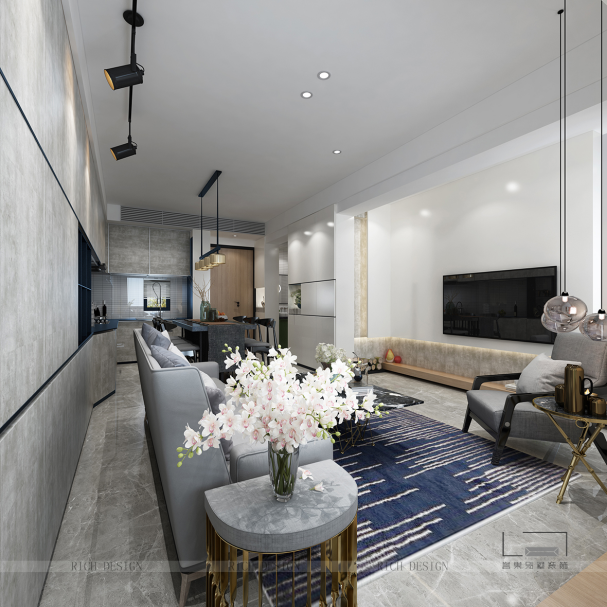 別墅客廳裝飾效果圖