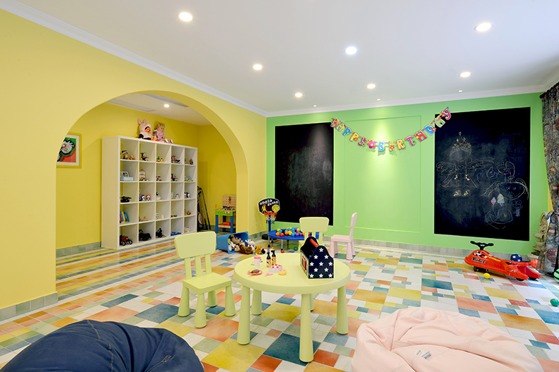 美式兒童娛樂室裝飾設(shè)計效果圖