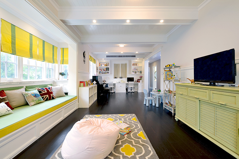  美式混搭兒童房整體裝飾設(shè)計效果圖