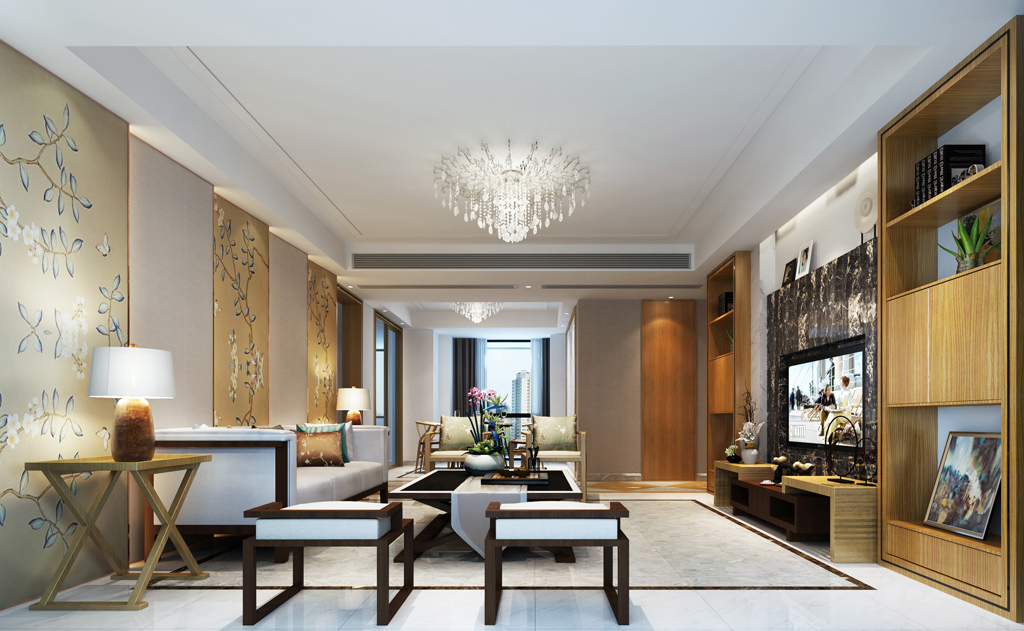 別墅客廳裝飾設(shè)計(jì)效果圖