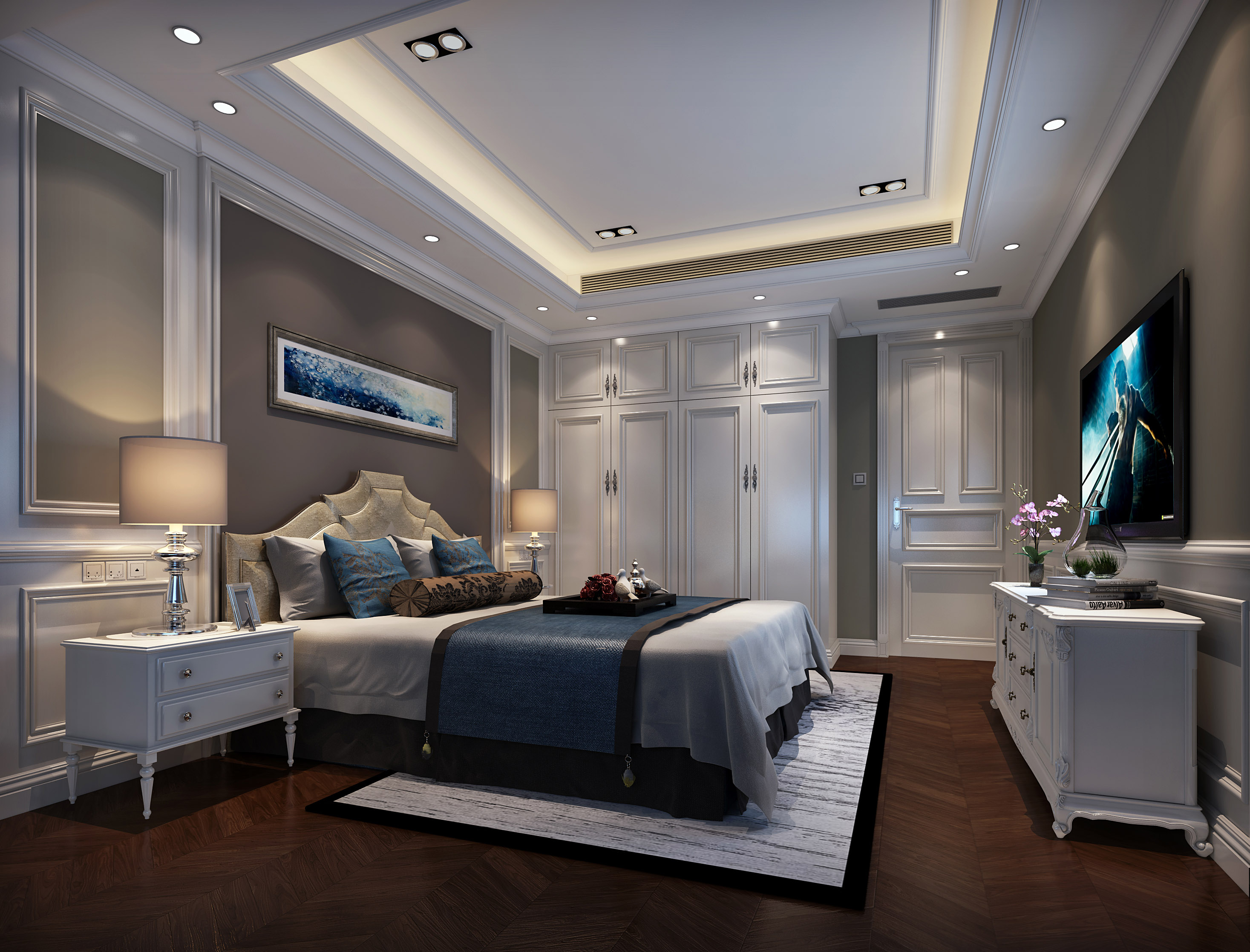 別墅臥室裝飾設(shè)計(jì)效果圖