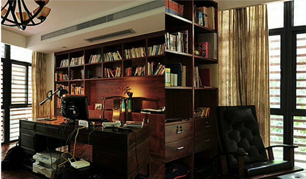 別墅裝修書房效果圖1.png